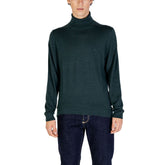 Calvin Klein Green Wool Turtleneck -   -  Calvin Klein.